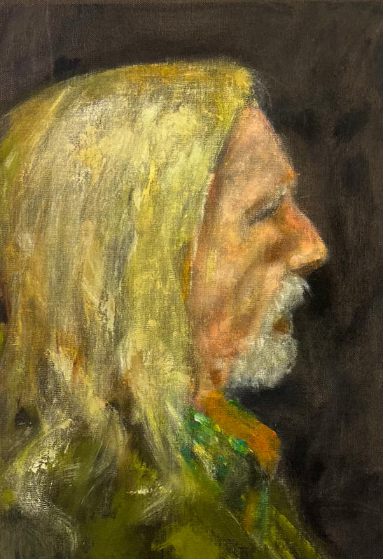 eindresultaat workshop portret schilderen